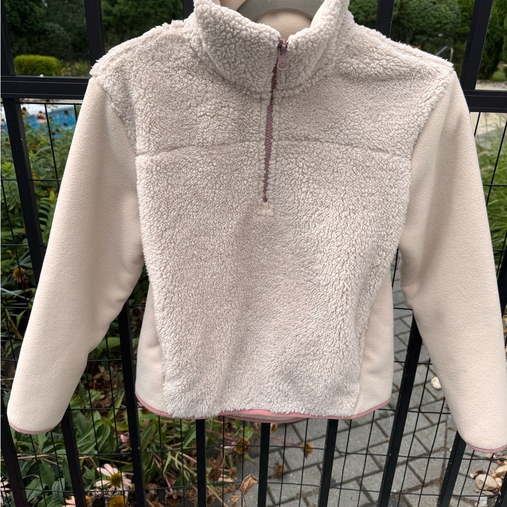 Zella Kids Cream Fleece Hoodie